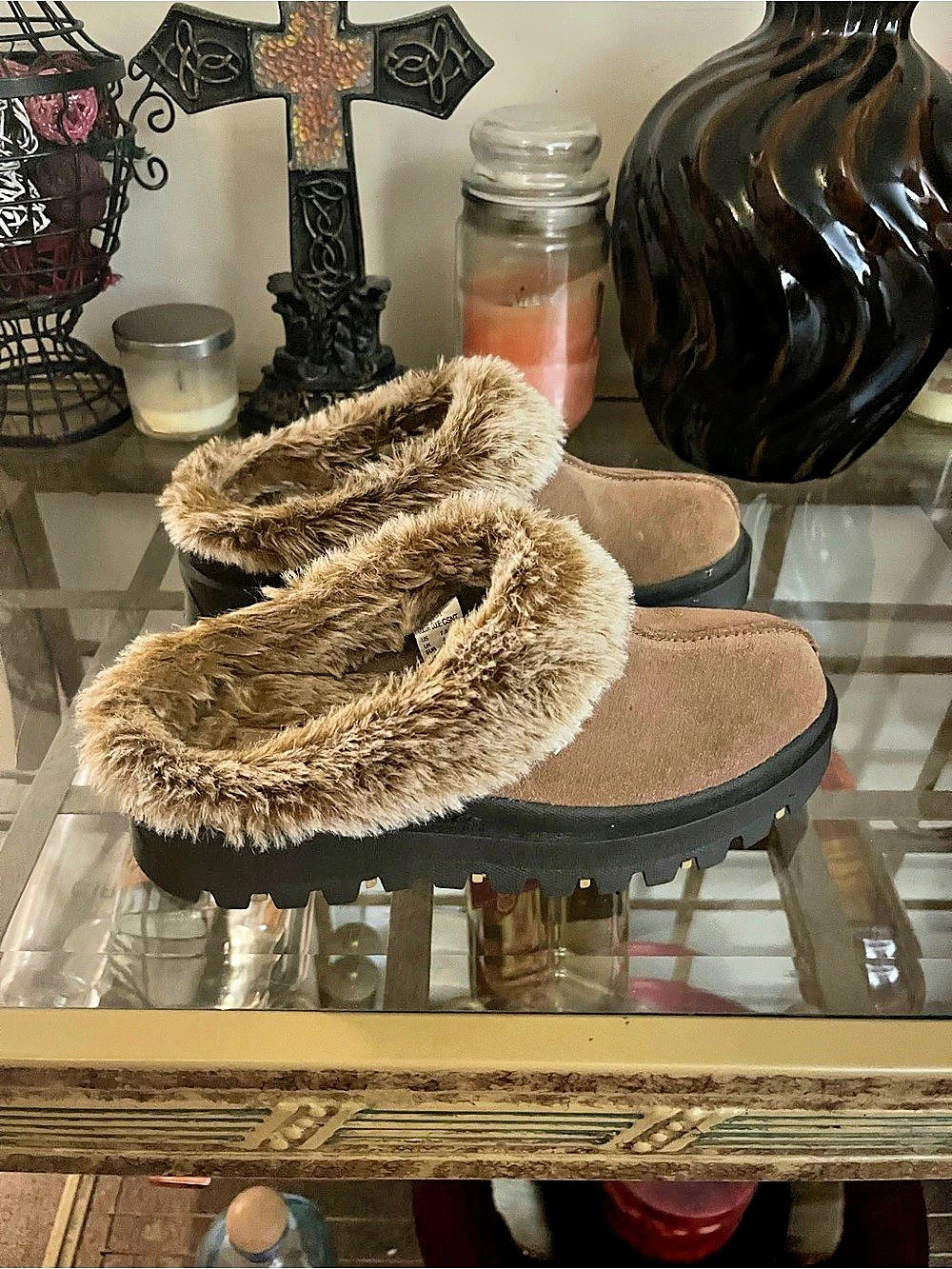 Skechers Relaxed Fit: Easy Going - Latte Brown mule